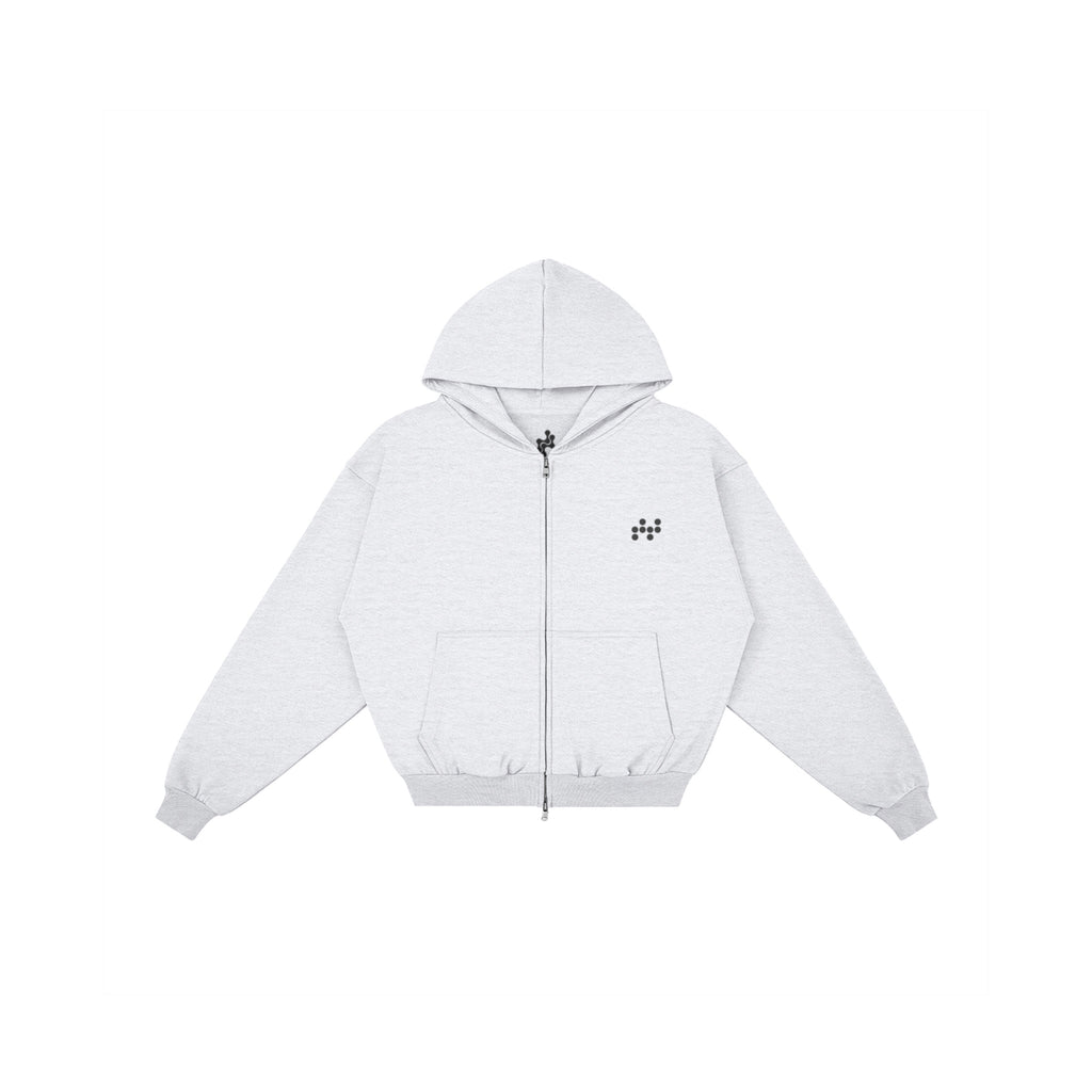 braille - zip hoodie
