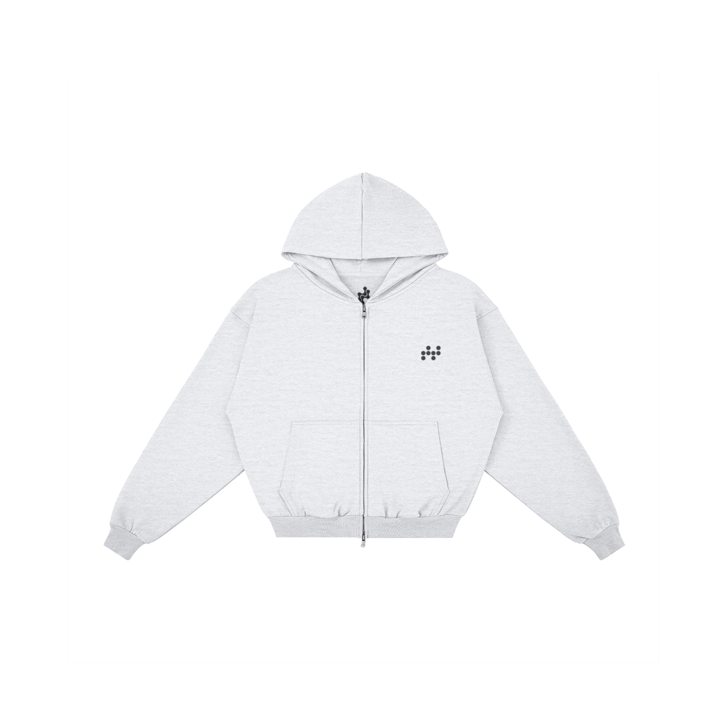 braille - zip hoodie